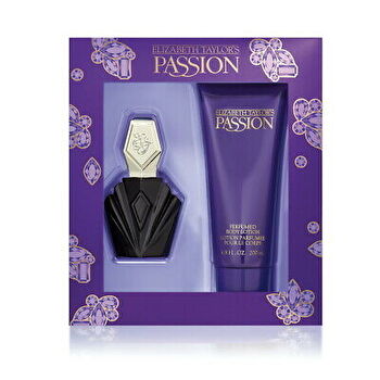 Elizabeth Taylor Passion 2pc Set - Eau De Toilette & Perfumed Body Lotion 200ml 74ml