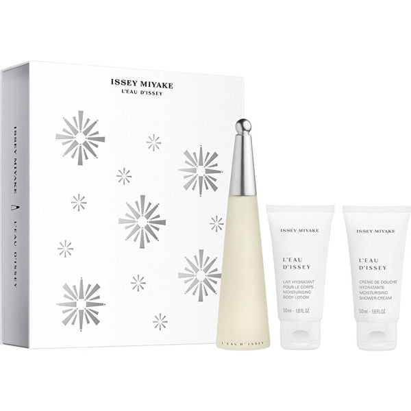 Issey Miyake 3pc Set - Eau De Toilette & Body Lotion +shower Cream 50ml