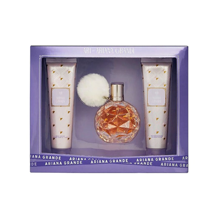 Ariana Grande Ari 3pc Set - Eau De Parfum & Body Lotion & Shower Gel 100ml