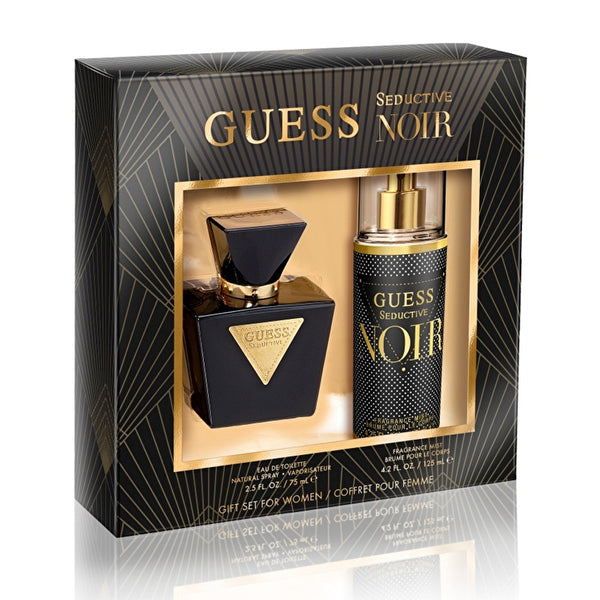 Guess Seductive Noir Woman 2pc Set - Eau De Toilette & Fragrance Mist 75ml 125ml