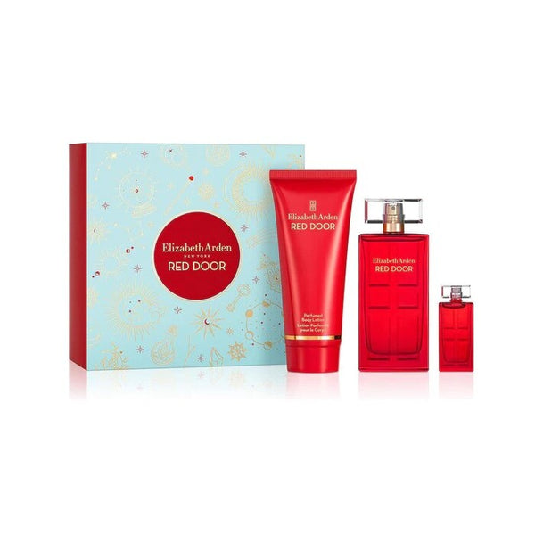 Elizabeth Arden Red Door 3pc Set - Eau De Toilette & Body Lotion & 5ml Mini 50ml 100ml