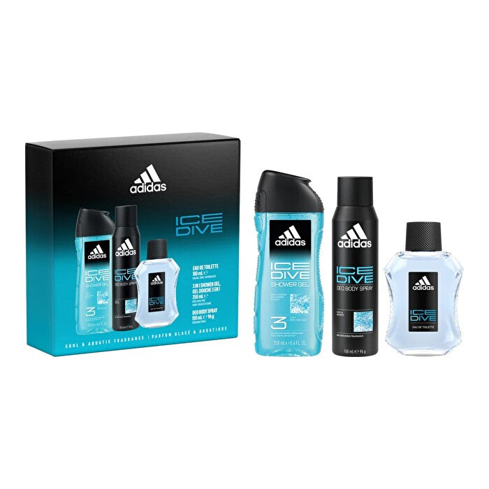 Adidas 3pc Set - Eau De Toilette & Shower Gel 250ml & Deo 150ml 100ml