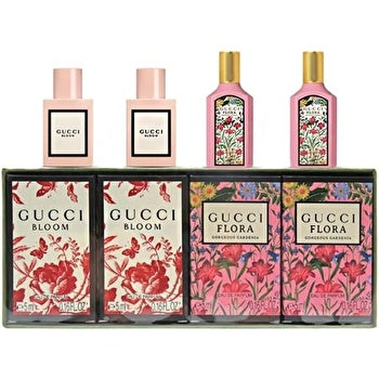 Gucci Gucci Variety For Women - 4 Pc Mini Gift Set 2x Gucci Bloom Eau De Parfum Spray 2x Flora Eau De Parfum Spray 5ml/0.16oz