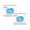 Pears Pure and Gentle with Glycerin and Mint Extracts - Blue by Pears for Unisex - 3.5 oz Bar Soap - Pack of 2