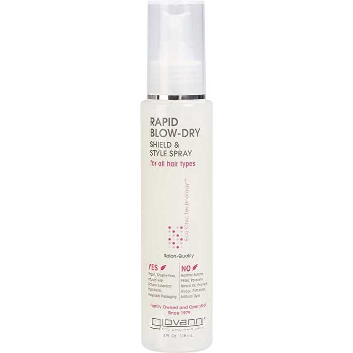 Giovanni Hair Shield & Style Spray Rapid Blow-Dry 118ml