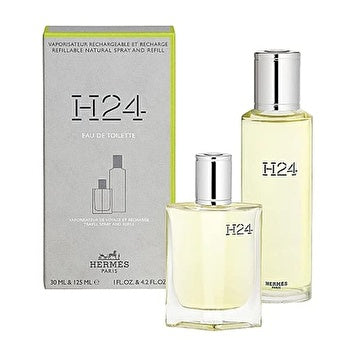 Hermes H24 Man Set Eau De Toilette Refillable & Eau De Toilette 125ml refill 30ml