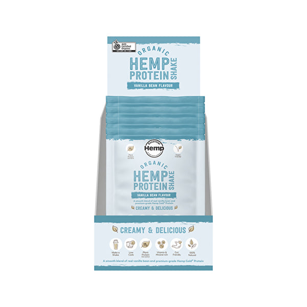 Hemp Foods Australia Organic Hemp Protein Shake Vanilla 35g