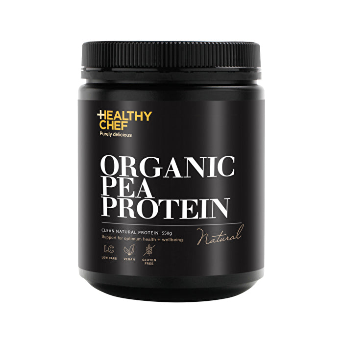 The Healthy Chef Organic Pea Protein Natural 550g – Fresh Beauty Co.