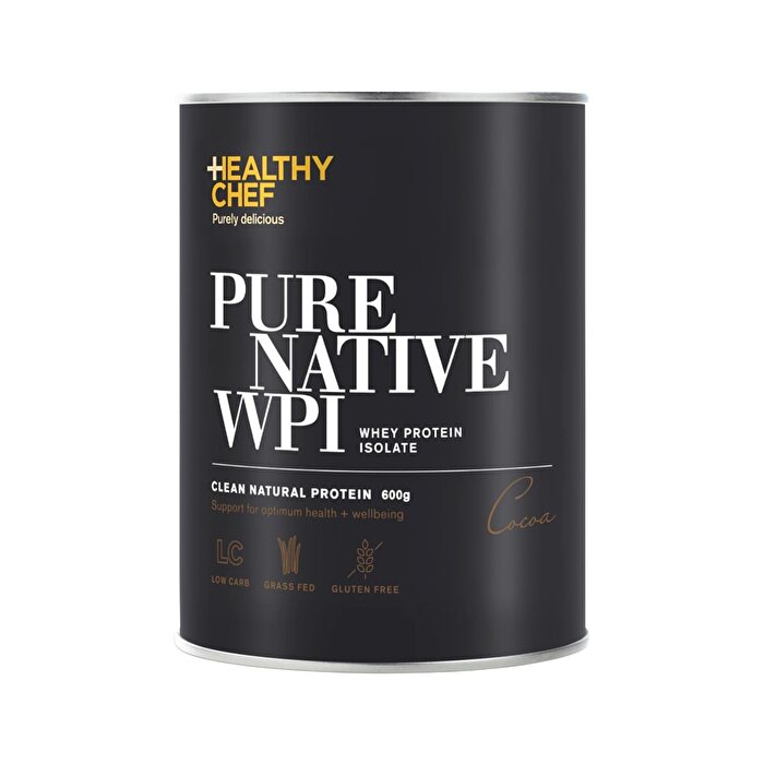 The Healthy Chef Pure Native WPI (Whey Protein Isolate) Cocoa 600g