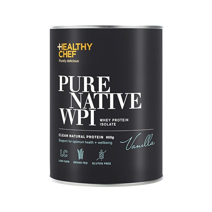 The Healthy Chef Pure Native WPI (Whey Protein Isolate) Vanilla 600g