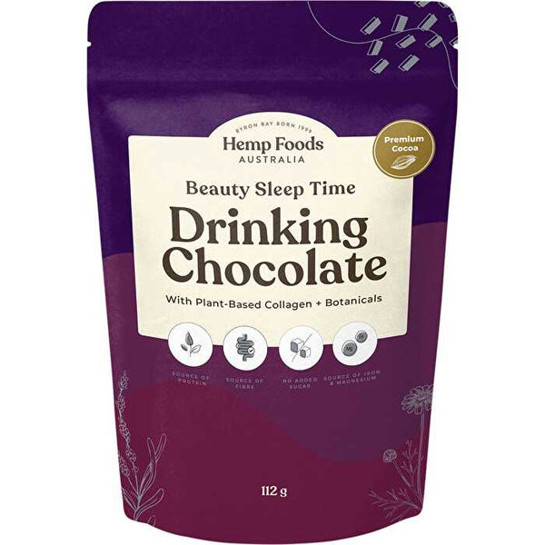 Hemp Foods Australia Drinking Chocolate Beauty Sleep Time 112g