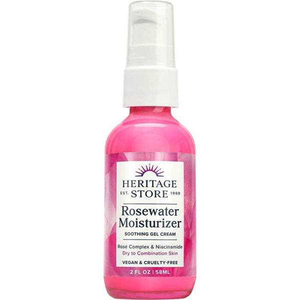 Heritage Store Rosewater Moisturizer Dry to Combination Skin 58ml