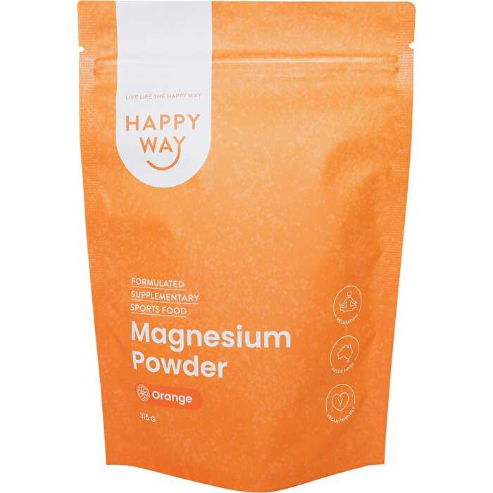 Happy Way Magnesium Powder Orange 315g