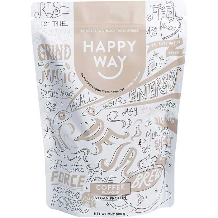 Happy Way Vegan Protein Powder Coffee 500g