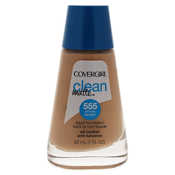 Covergirl Clean Matte Liquid Foundation - # 555 Soft Honey by CoverGirl for Women - 1 oz Foundation