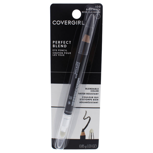 Covergirl Perfect Blend Eye Pencil - 100 Basic Black by CoverGirl for Women - 0.3 oz Eye Pencil