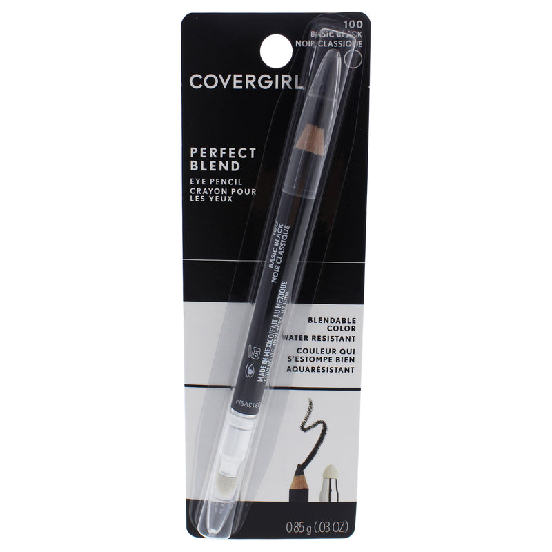 Covergirl Perfect Blend Eye Pencil - 100 Basic Black by CoverGirl for Women - 0.3 oz Eye Pencil