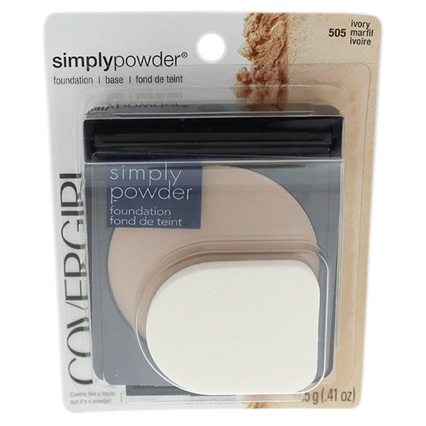 Covergirl Simply Powder Foundation - # 505 Ivory by CoverGirl for Women - 0.41 oz Foundation