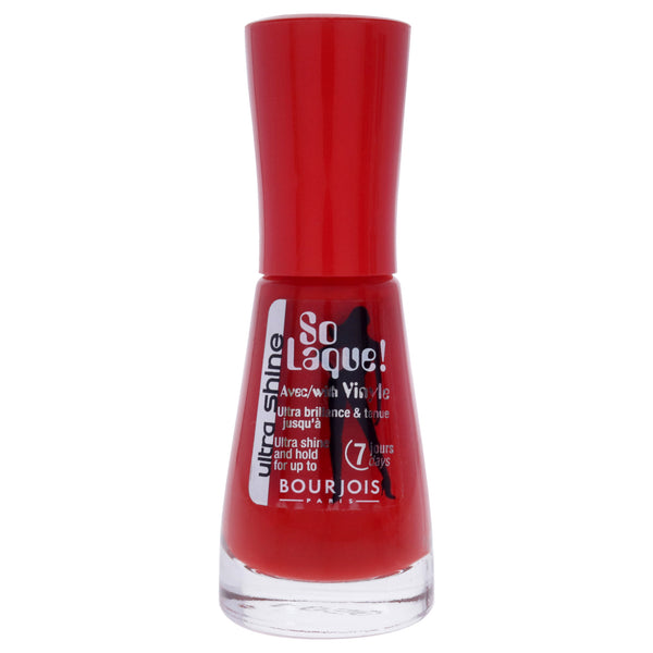 Bourjois So Laque Ultra Shine - 25 Rouge Casino by Bourjois for Women - 0.3 oz Nail Polish