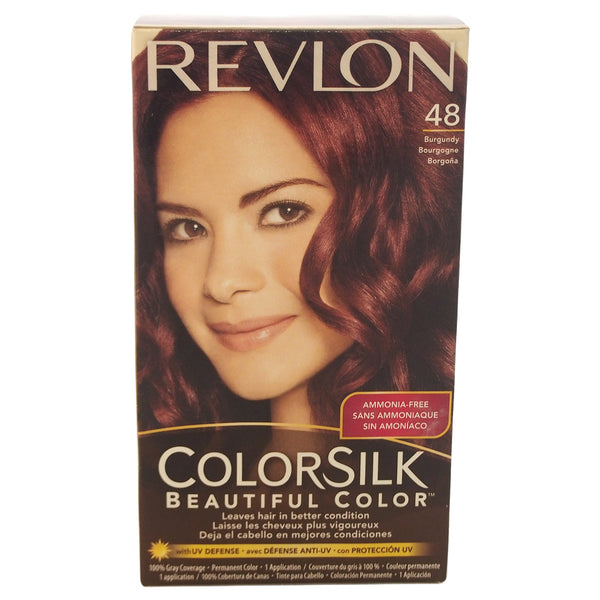 Revlon Colorsilk Beautiful Color - 48 Burgundy by Revlon for Unisex - 1 Application Hair Color