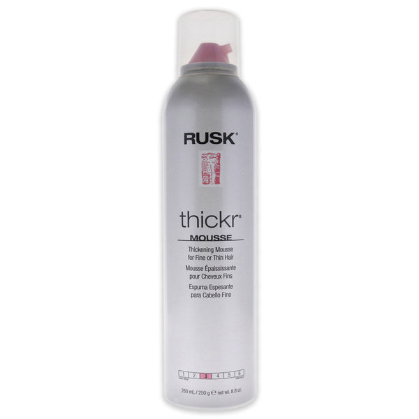 Rusk Thickr Thickening Mousse by Rusk for Unisex - 8.8 oz Mousse