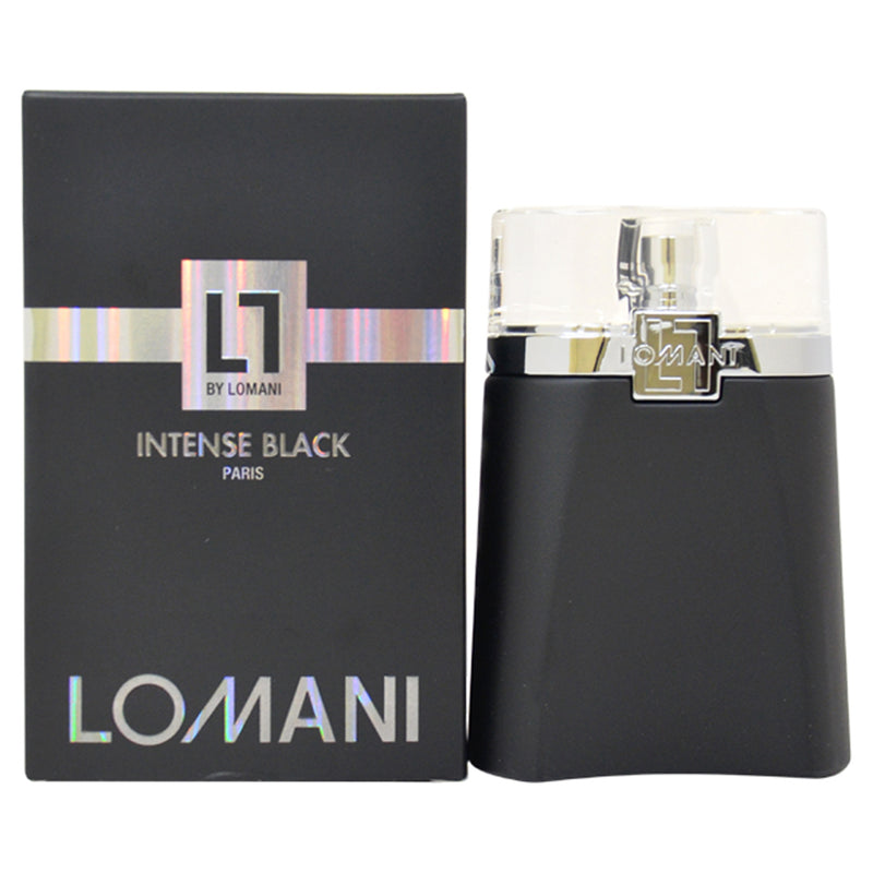Lomani Intense Black by Lomani for Men - 3.3 oz EDT Spray