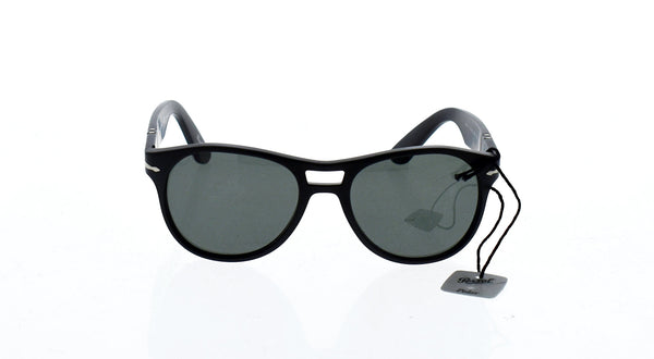Persol PO3155S 1042-58 - Matte Black-Green Polarized by Persol for Men - 54-18-145 mm Sunglasses