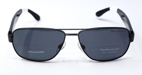 Polo Ralph Lauren PH 3097 930781 - Matte Dark Gunmetal-Grey Polarised by Ralph Lauren for Men - 59-14-145 mm Sunglasses