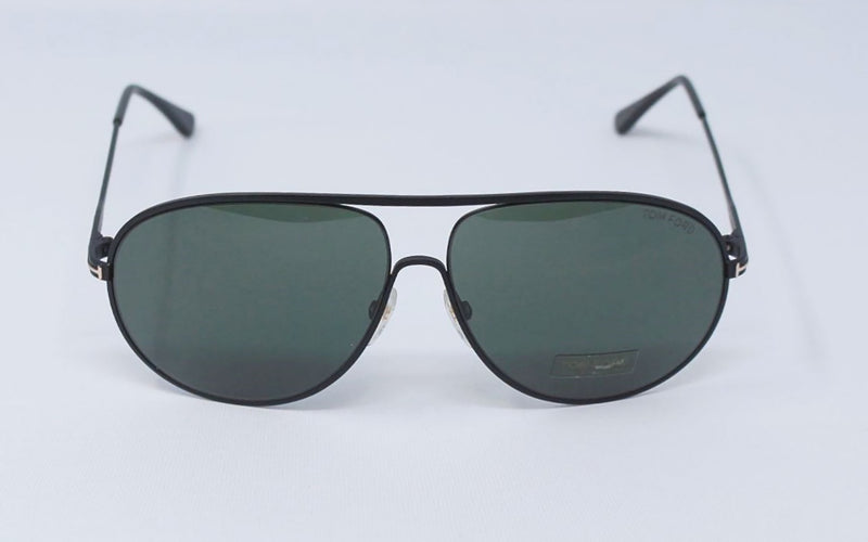 Tom Ford FT0450 Cliff 02N - Matte Black-Green by Tom Ford for Men - 61-11-140 mm Sunglasses