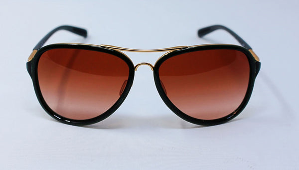 Oakley Kickback OO4102-11 - Satin Gold Green- Vr50 Brown Gradient by Oakley for Women - 58-14-137 mm Sunglasses