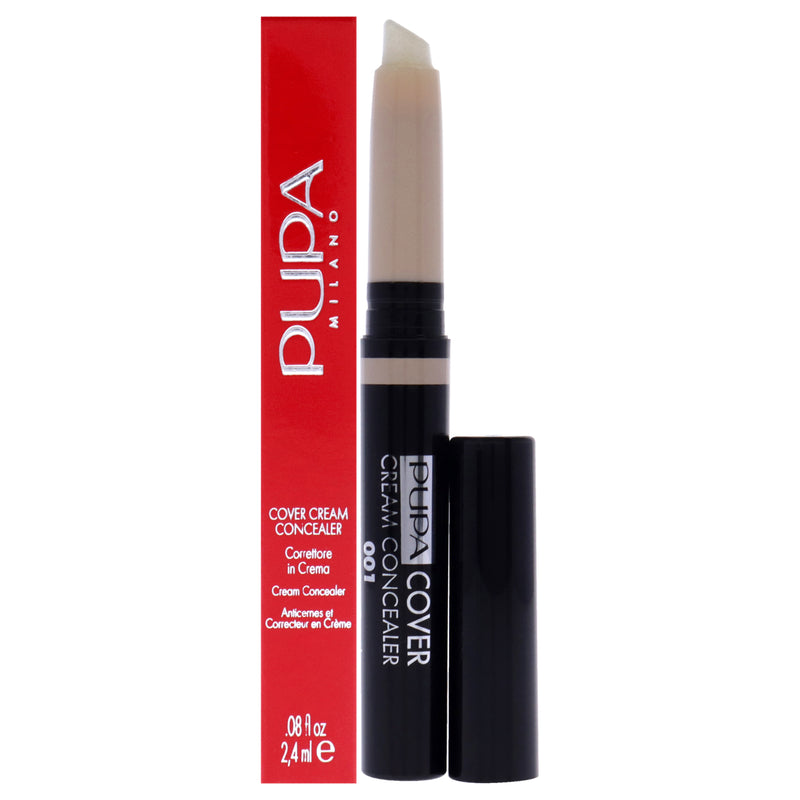 Pupa Milano Cover Cream Concealer - 001 Light Beige by Pupa Milano for Women - 0.08 oz Concealer