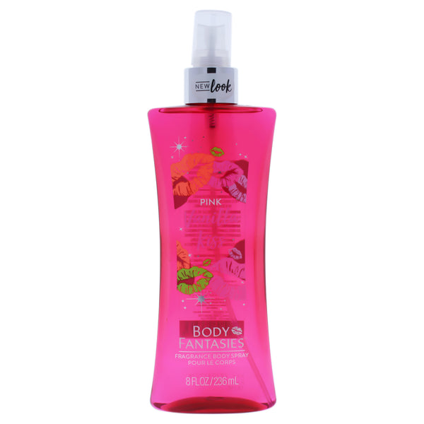 Body Fantasies Pink Vanilla Kiss by Body Fantasies for Women - 8 oz Fragrance Body Spray