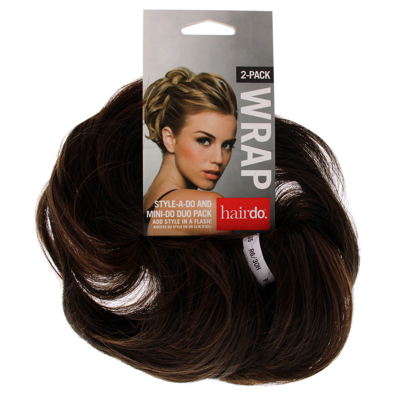 Hairdo Style-a-do And Mini-do Duo Pack - R6 30H Chocolate Copper by Hairdo for Women - 2 Pc Hair Wrap