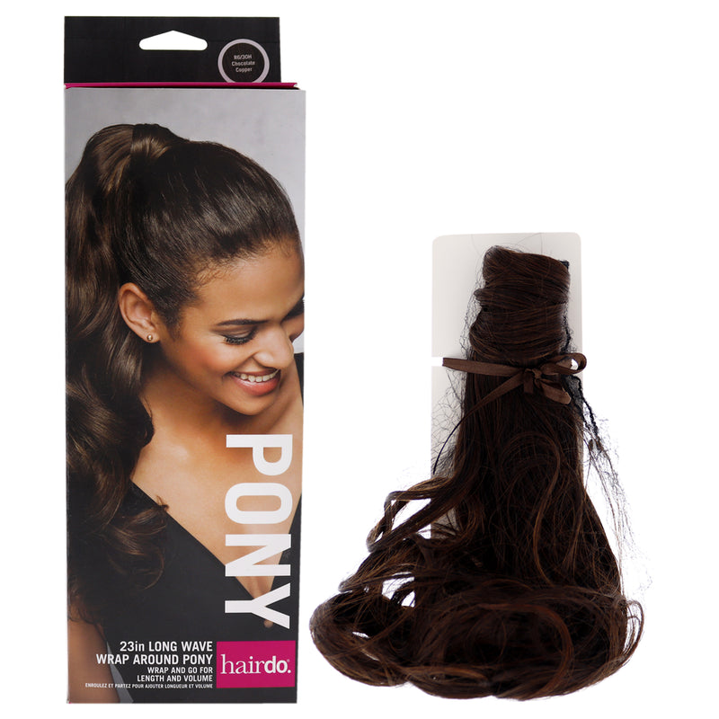 Hairdo Wave Wrap Around Pony - R6 30H Chocolate Copper by Hairdo for Women - 23 Inch Hair Extension