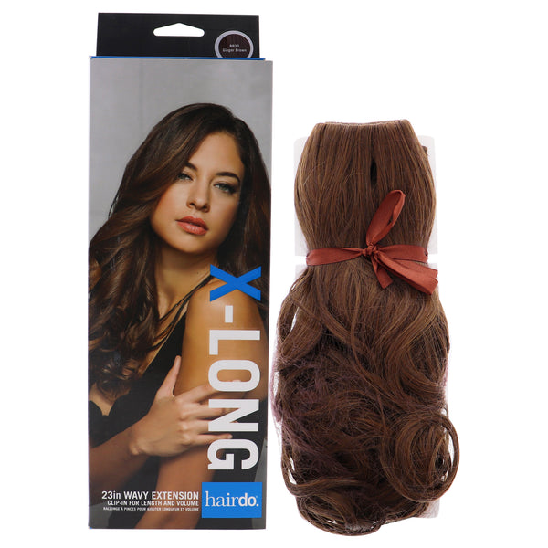 Hairdo Wavy Extension - R830 Ginger Brown by Hairdo for Women - 23 Inch Hair Extension