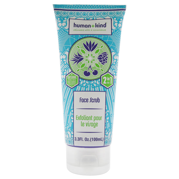 Human+Kind Face Scrub by Human+Kind for Unisex - 3.3 oz Scrub