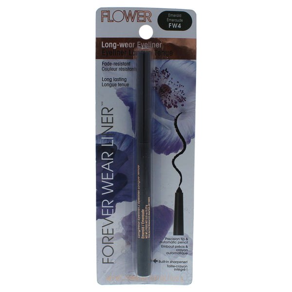 Forever Wear Liner Long-Wear Eyeliner - FW4 Emerald by Flower Beauty for Women - 0.01 oz Eyeliner