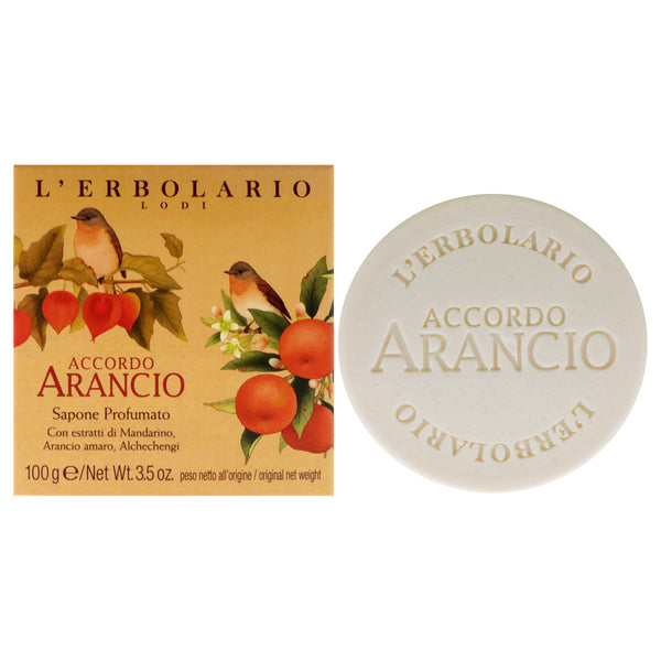 LErbolario Accordo Arancio Perfumed Soap by LErbolario for Unisex - 3.5 oz Soap