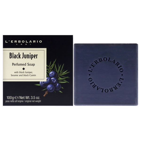 LErbolario Black Juniper Perfumed Soap by LErbolario for Unisex - 3.5 oz Soap