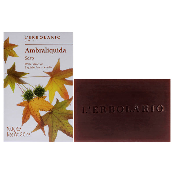 LErbolario Ambraliquida Bar Soap by LErbolario for Unisex - 3.5 oz Soap