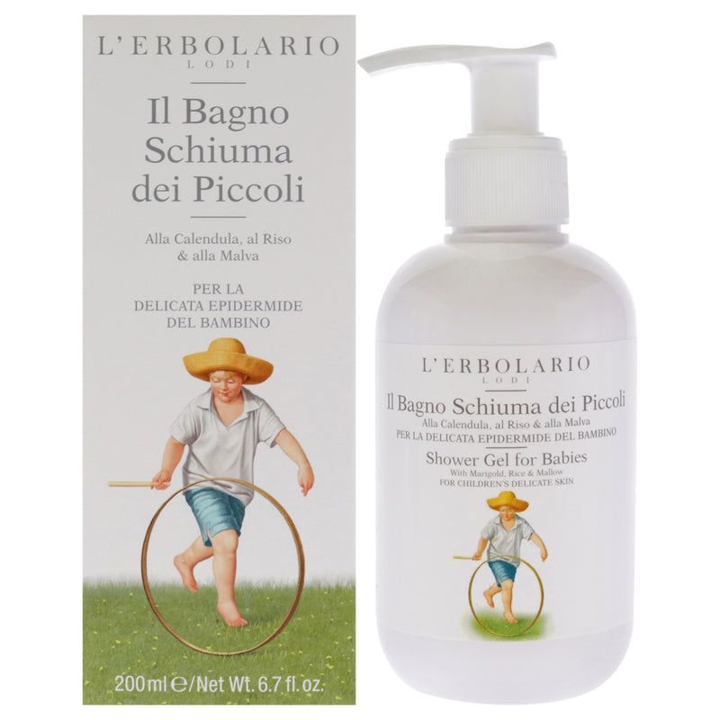 LErbolario Shower Gel for Babies by LErbolario for Kids - 6.7 oz Shower Gel