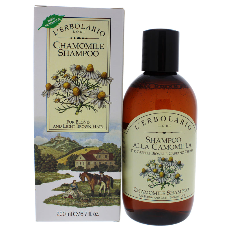 LErbolario Blond and Light Brown Hair Shampoo - Chamomile by LErbolario for Unisex - 6.7 oz Shampoo