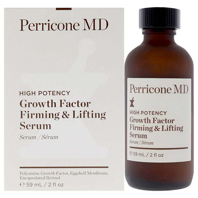 High Potency Growth Factor Firming and Lifting Serum by Perricone MD for Unisex - 2 oz Serum
