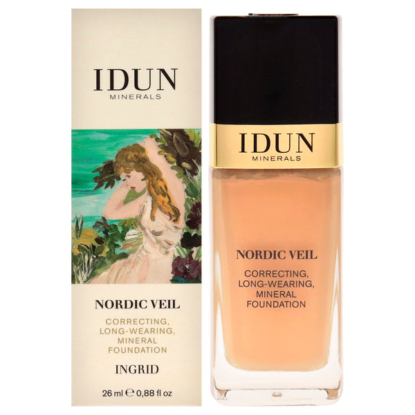 Idun Minerals Nordic Veil Foundation - 312 Ingrid by Idun Minerals for Women - 0.88 oz Foundation