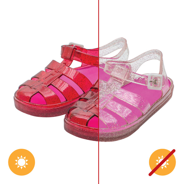 DelSol Gladiator Girl Jellies Sandal - 7 Pink by DelSol for Kids - 1 Pair Sandals