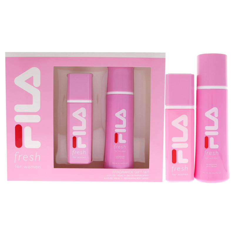 Fila Fila Fresh by Fila for Women - 2 Pc Gift Set 3.4oz EDP Spray, 8.4oz Body Spray