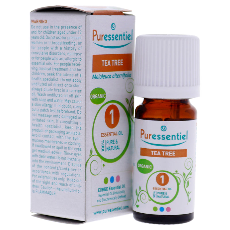 Puressentiel Organic Essential Oil - Tea Tree by Puressentiel for Unisex - 0.3 oz Oil