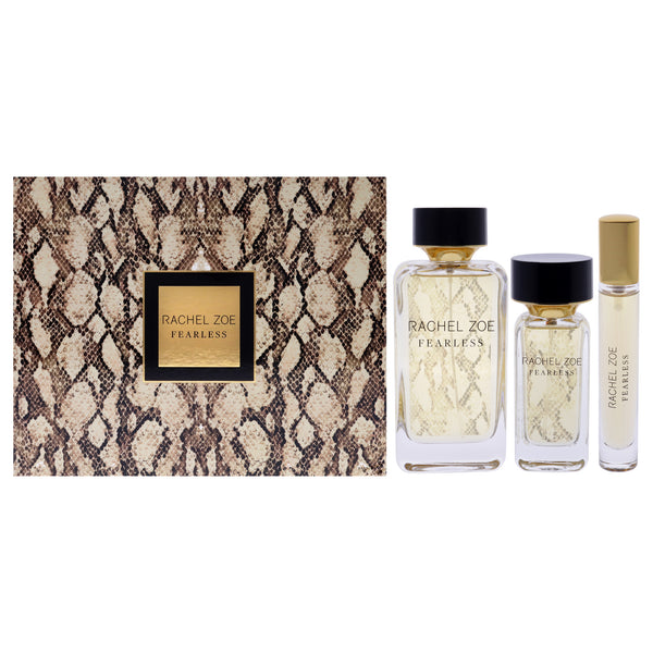 Rachel Zoe Fearless by Rachel Zoe for Women - 3 Pc Gift Set 3.4oz EDP Spray, 1oz EDP Spray, 0.34oz EDP Spray