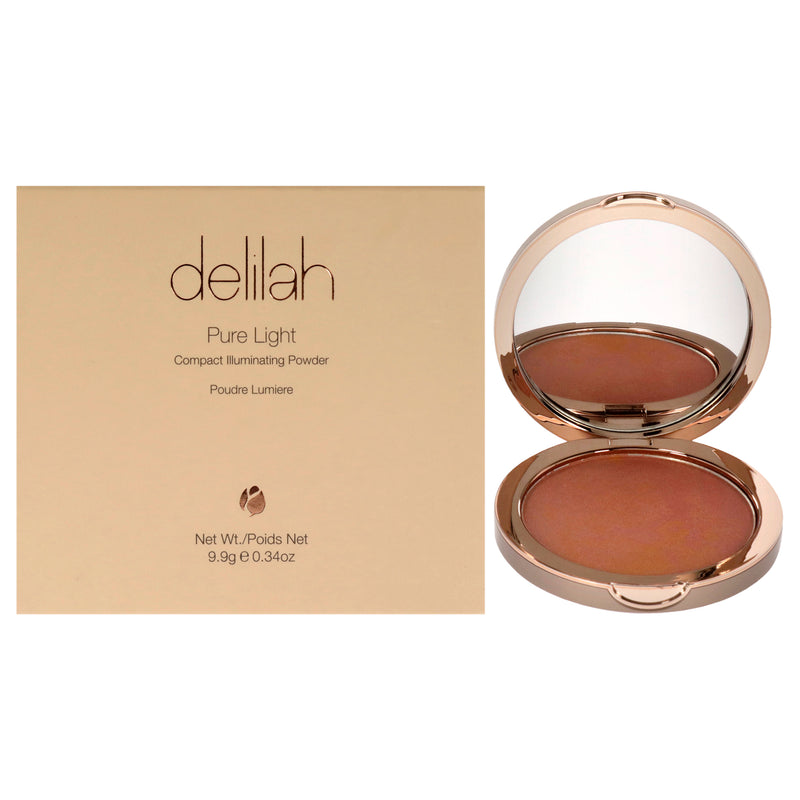 Delilah Pure Light Compact Illuminating Powder- Lustre by Delilah for Women - 0.34 oz Powder