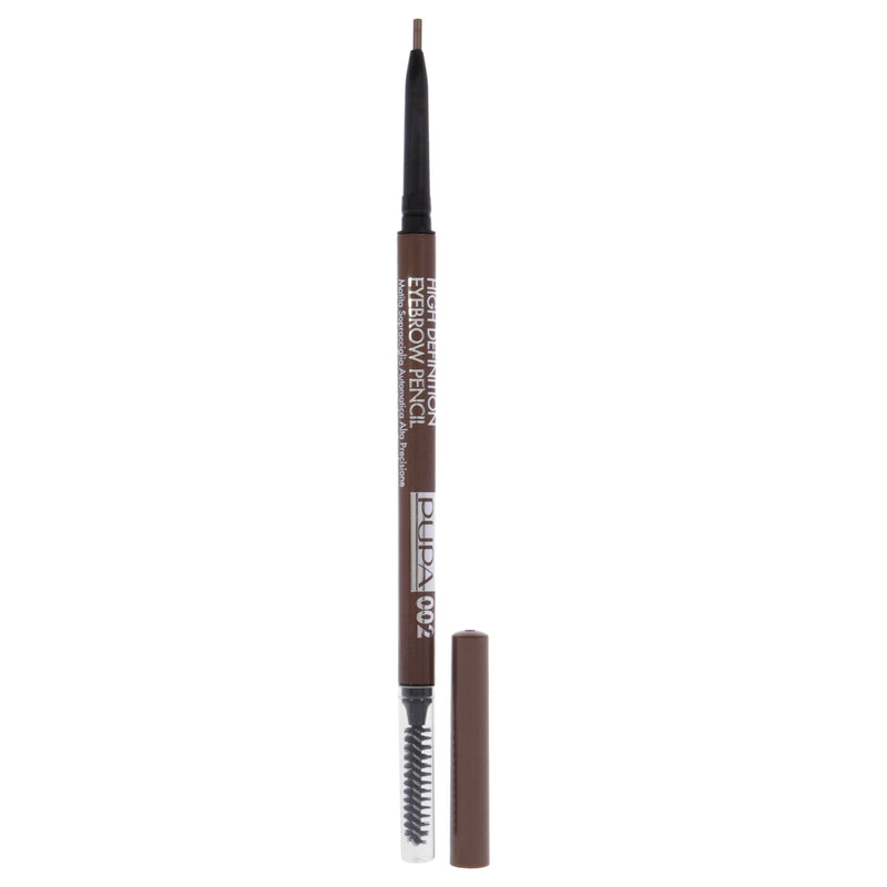 Pupa Milano High Definition Eyebrow Pencil - 002 Brown by Pupa Milano for Women - 0.003 oz Eyebrow